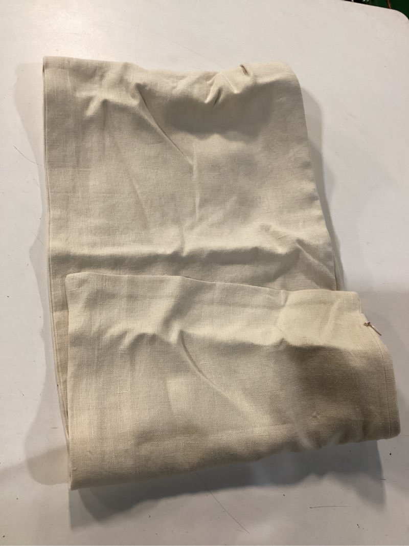 Condition photo showing New/Like New for european linen oversized lumbar pillow cover, 12"x48", natural
