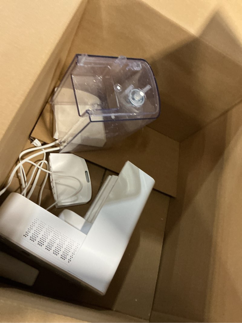 Condition photo showing As Is for Vornado MISTIC 6 Whole Room Ultrasonic Humidifier, Top-Fill, Aromatherapy, 1.5-Gallon Tank, 3-Gallon Output, Warm or Cool Mist Humidifier, Automatic Humidity Control, Included Scent Pads