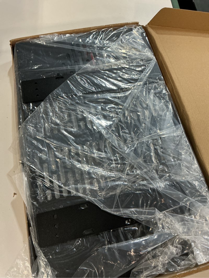 Condition photo showing New/Like New for riveco 2 pcs 10” rack shelves for 19 inches network rack & cabinets, 1u rack mount shelf vented cantilever tray, for server, it & sound equipment 10"