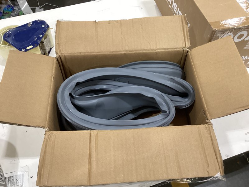 Condition photo showing Good Condition for 4986er0004f washer door boot gasket - fit for l-g, ken-more washer parts front load washer door seal parts with drain port by ami parts, replaces 4986er0004j 4986er0004k 4986er0004n 4986er0004m