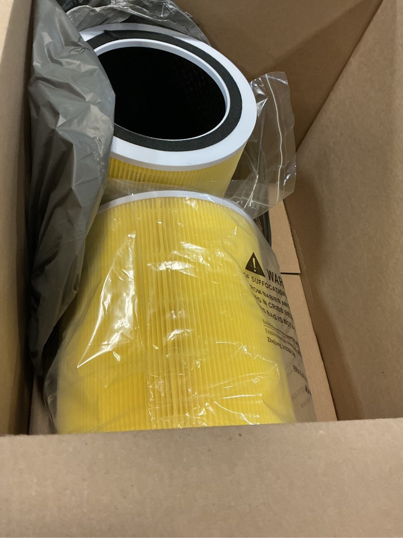 Condition photo showing New/Like New for funmit core 400s pet care replacement filter for levoit core 400s smart wifi air purifier, 3-in-1 replacement filter, part # core 400s-rf-pa (lrf-c401-yus), yellow, 2 pack yellow 2