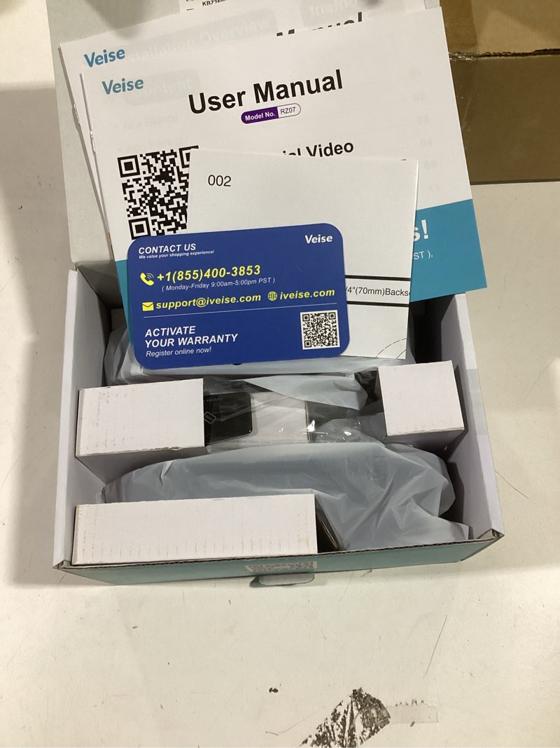 Condition photo showing Good Condition for Veise RZ07 Fingerprint Smart Lock, 7-in-1 Smart Locks for Front Door, Keyless Entry Door Lock with App Control, Biometric Electronic Touchscreen Keypad Deadbolt, Satin Nickel