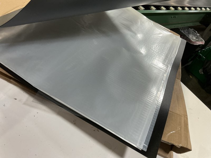 Condition photo showing Good Condition for presentation book 40 clear pockets sleeves protectors art portfolio clear book for artwork, report sheet, letter (can accommodate 24.2 x 18.4inch) 24.2x18.4inch (black)