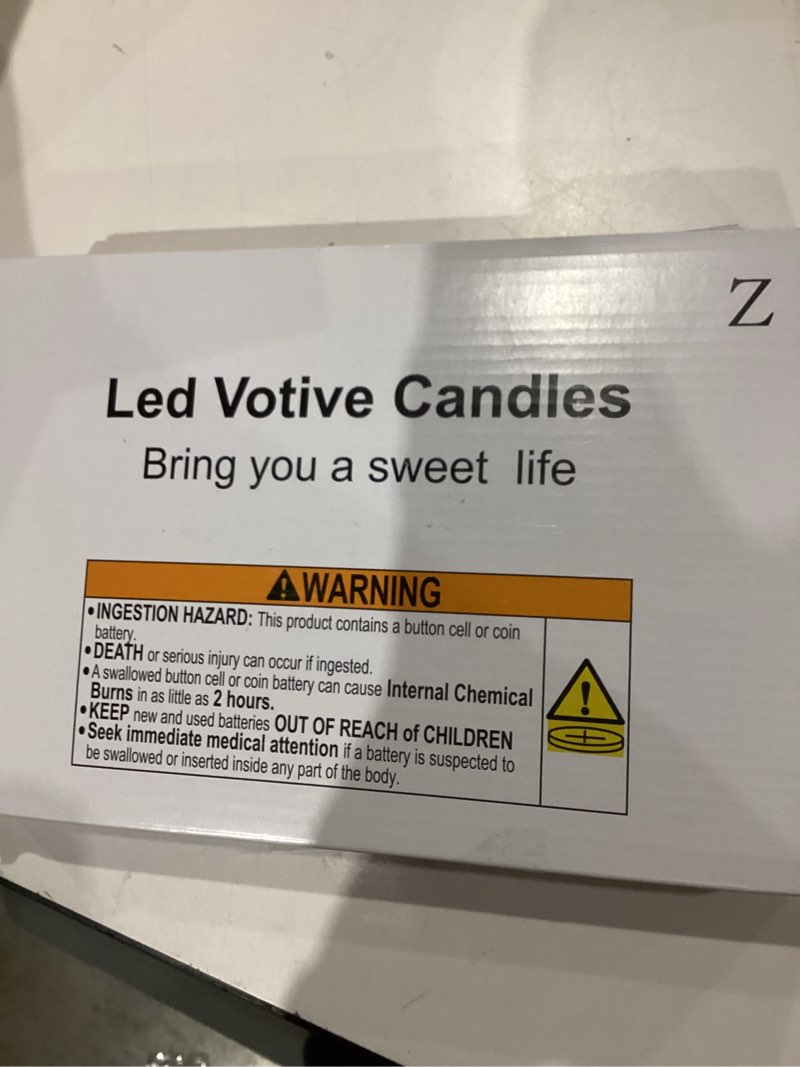 Condition photo showing As Is for Led votive candles