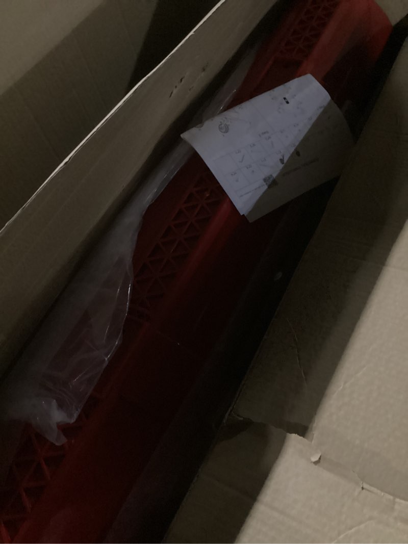 Condition photo showing New/Like New for 38 Inch Snow Shovel for Driveway, Brewin SnowPro Bi-Direction Heavy Duty Snow Pusher with Wheels and Angled Blade for Efficient Snow Removal, Back Saver Snow Plow for Doorway Sidewalk