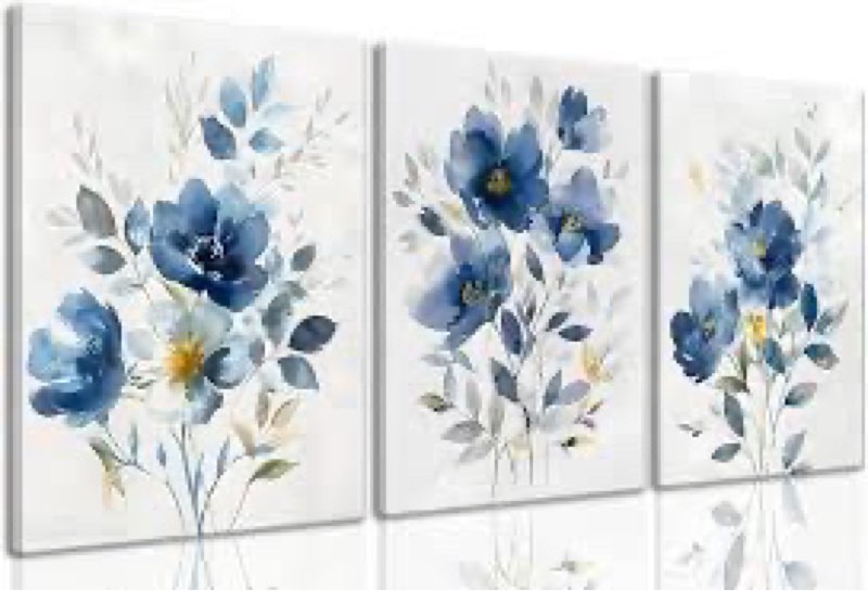 Framed colorful wall art 