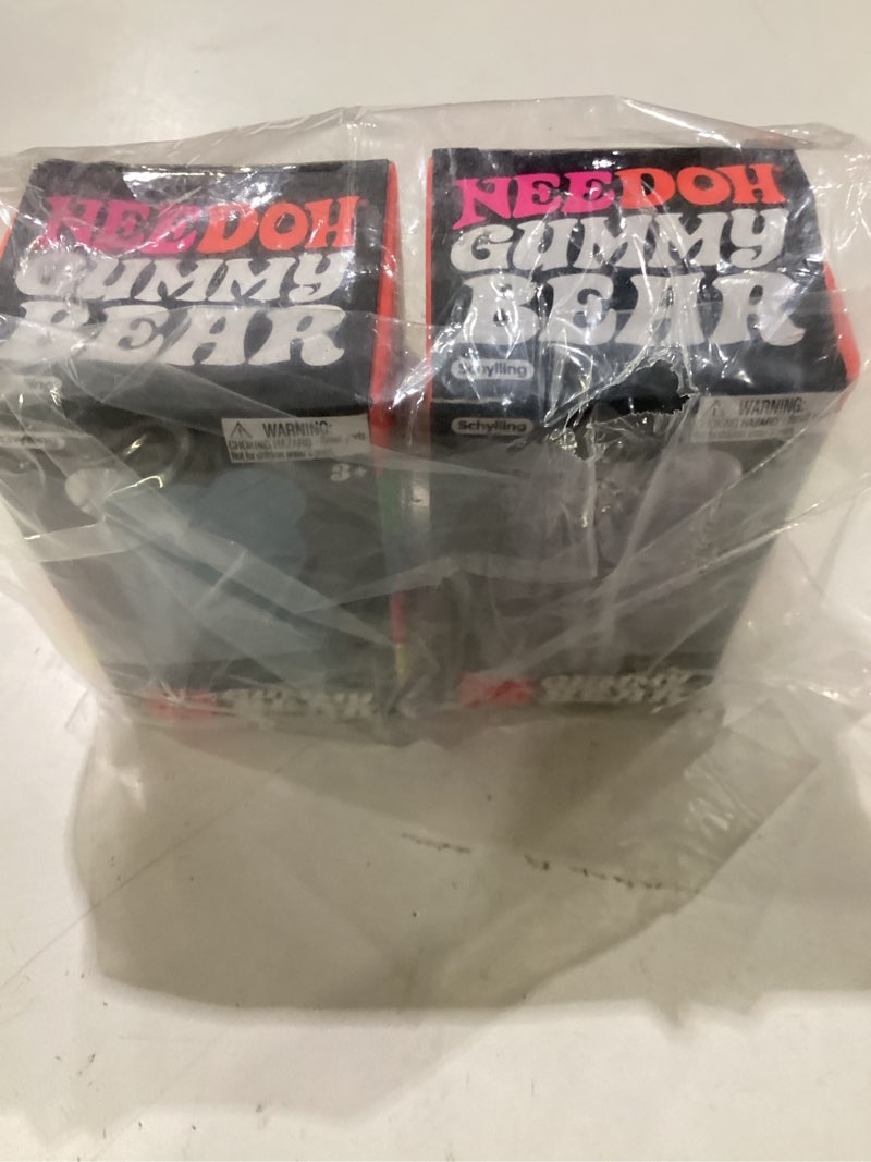 Condition photo showing New/Like New for schylling needoh gummy bear - sensory fidget toy - assorted colors - ages 3 to adult (pack of 2)