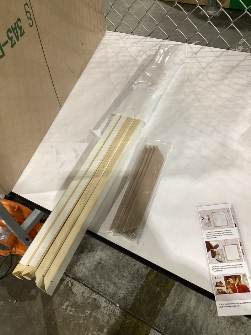 Canvas Frame, 32 x32 Inch Stretcher Bars Wood Kits with Accessories for Oil Painting and Picture Wal