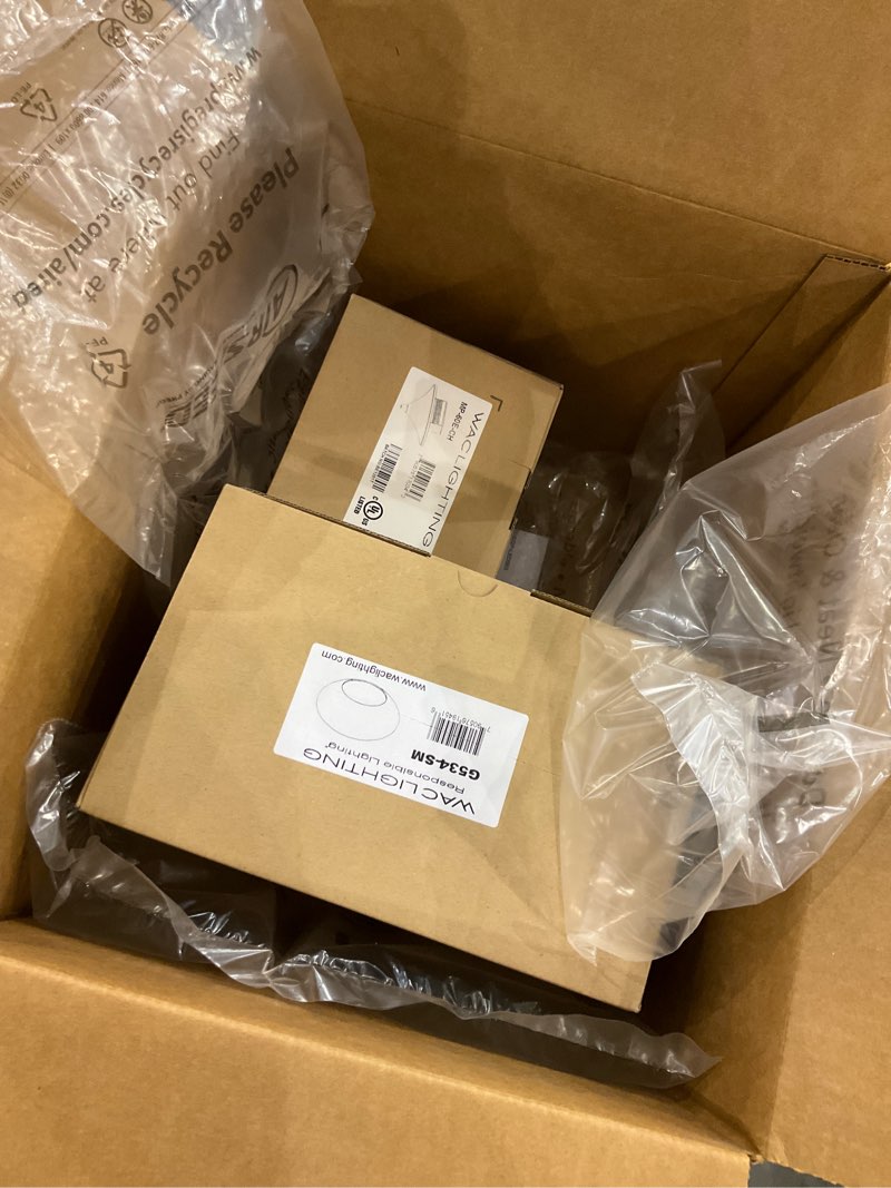 WAC Lighting MP-LED534-SM/CH Rhu LED Pendant Fixture with Chrome Canopy, One Size, Smoke