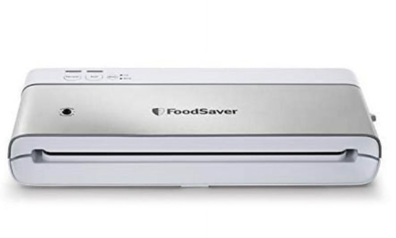 foodsaver vs0160 sealer powervac compact vacuum sealing machine  vertical storage  white