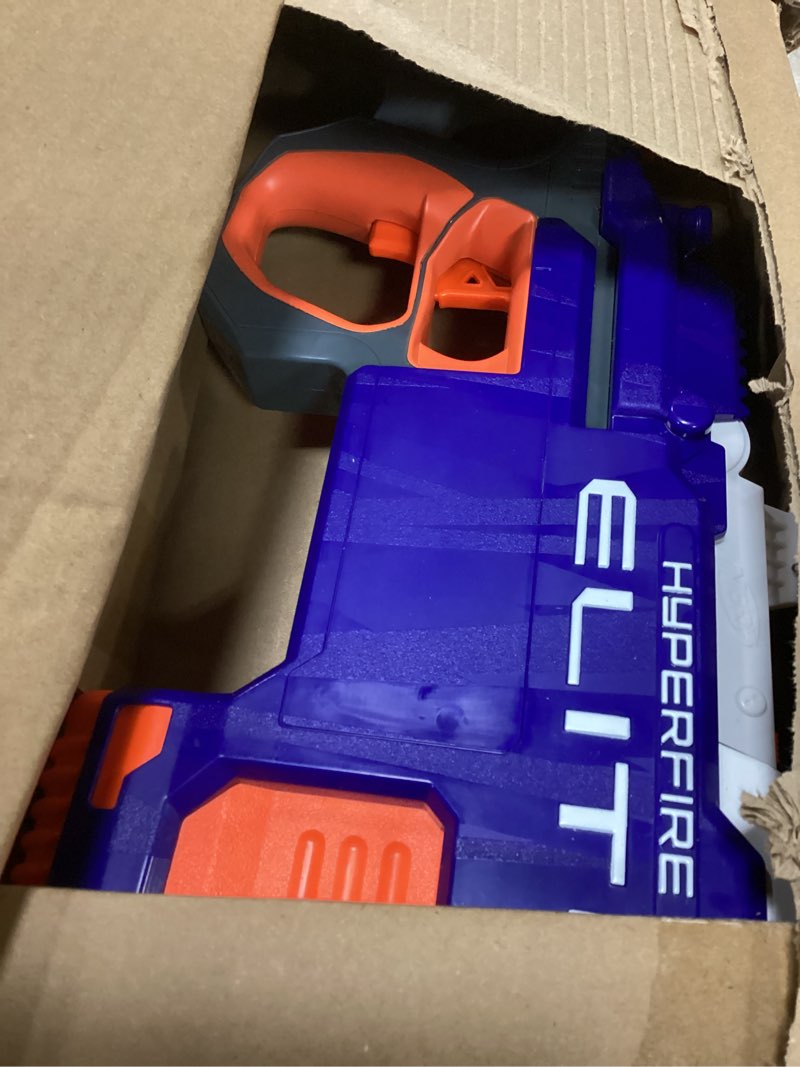Condition photo showing Good Condition for Nerf HyperFire Motorized Elite Blaster, 25-Dart Drum, Fires Up to 5 Darts Per Second, Includes 25 Official Elite Darts (Amazon Exclusive)