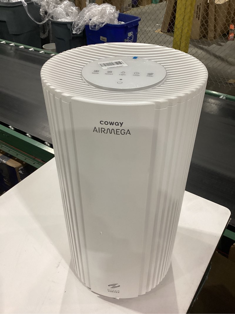 Condition photo showing Good Condition for COWAY Air Purifier for Large Room Whole Home Up to 2,640 ft², HEPA Filter for Smoke, Allergen, Pet Dander, Odor, PM 10 AQI, Turbo Eco Mode, Timer, Energy Star, 3yr Warranty, Airmega 350 White … Not Tested 