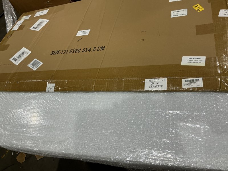 Condition photo showing Good Condition for 6 pack 22.5" x 46.5" x 0.2" fluorescent light covers close to ceiling lights diffuser panels polycarbonate lighting sheets for commercial office classroom replacement (clear)