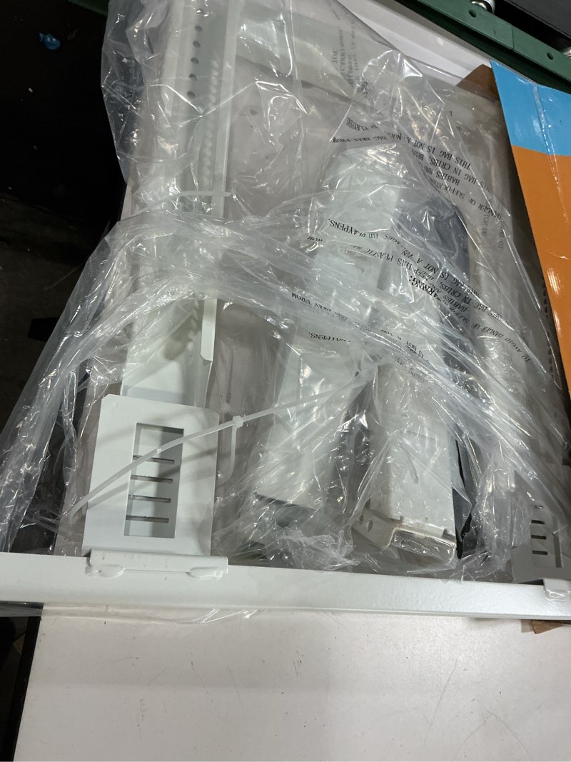 Condition photo showing As Is for jeacent universal window air conditioner support bracket no drilling ,no tools, heavy-duty window ac bracket supports up to 200lbs, fits single or double hung windows