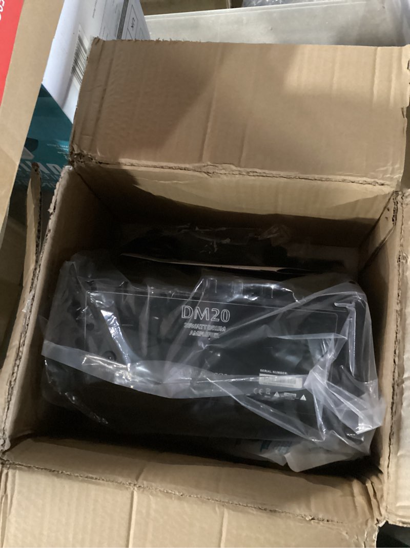 Condition photo showing New/Like New for coolmusic dm20 20w bluetooth personal monitor amplifier electric drum amplifier speaker,keyboard speaker with usb interface(including e-drum noise-reduction cable) (black)
