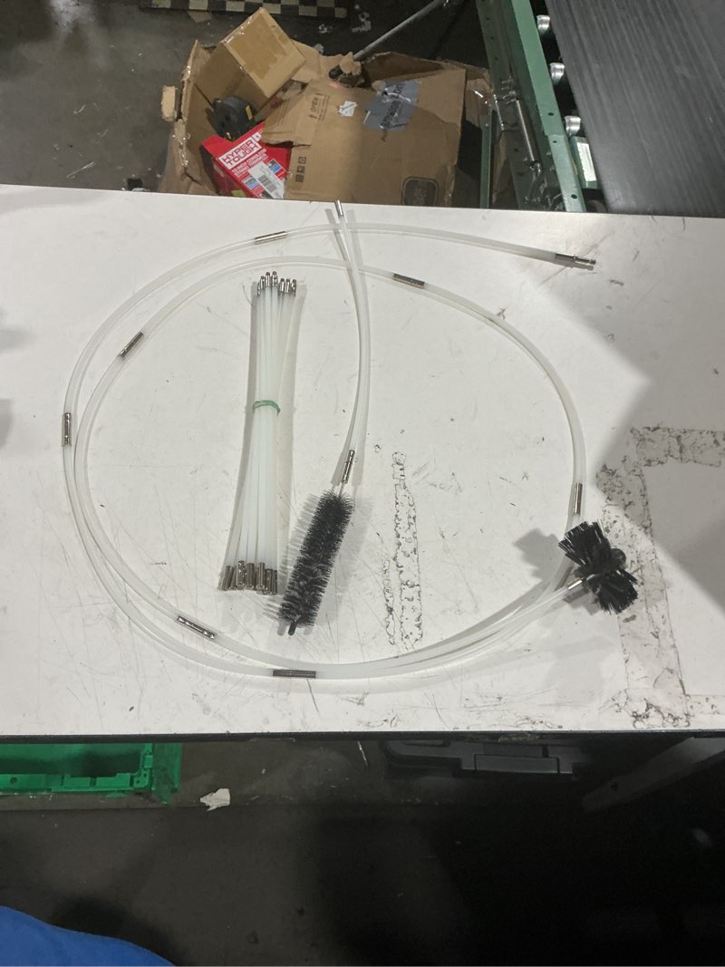 Condition photo showing Good Condition for drill powered dryer vent cleaning brush
