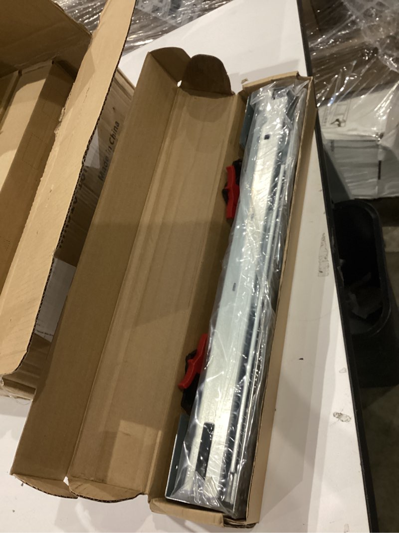 Condition photo showing Good Condition for 24 inch 6 pair undermount soft close drawer slides full extension drawer glides runners with 3d locking device for frameless cabinet