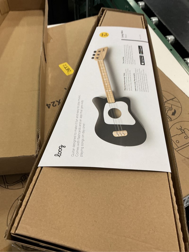 Condition photo showing New/Like New for Loog Mini Acoustic kids Guitar for Beginners 3-strings Ages 3+ Learning app and lessons included