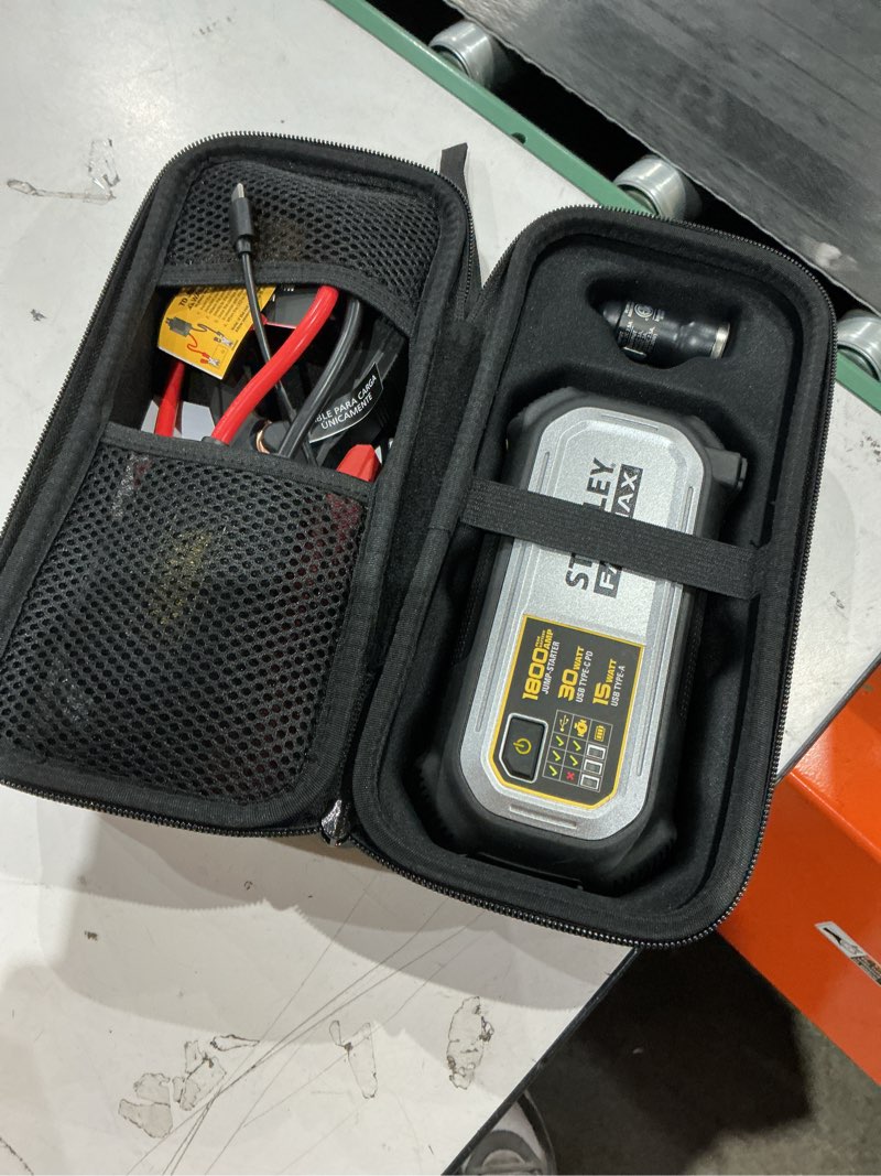 Condition photo showing Good Condition for stanley® fatmax® 1,800-amp 12-volt automotive jump starter and usb power bank, lj18fc