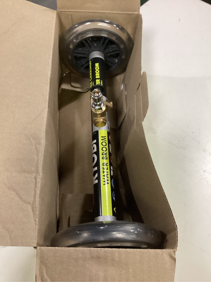 Condition photo showing Good Condition for ryobi pressure washer water broom
