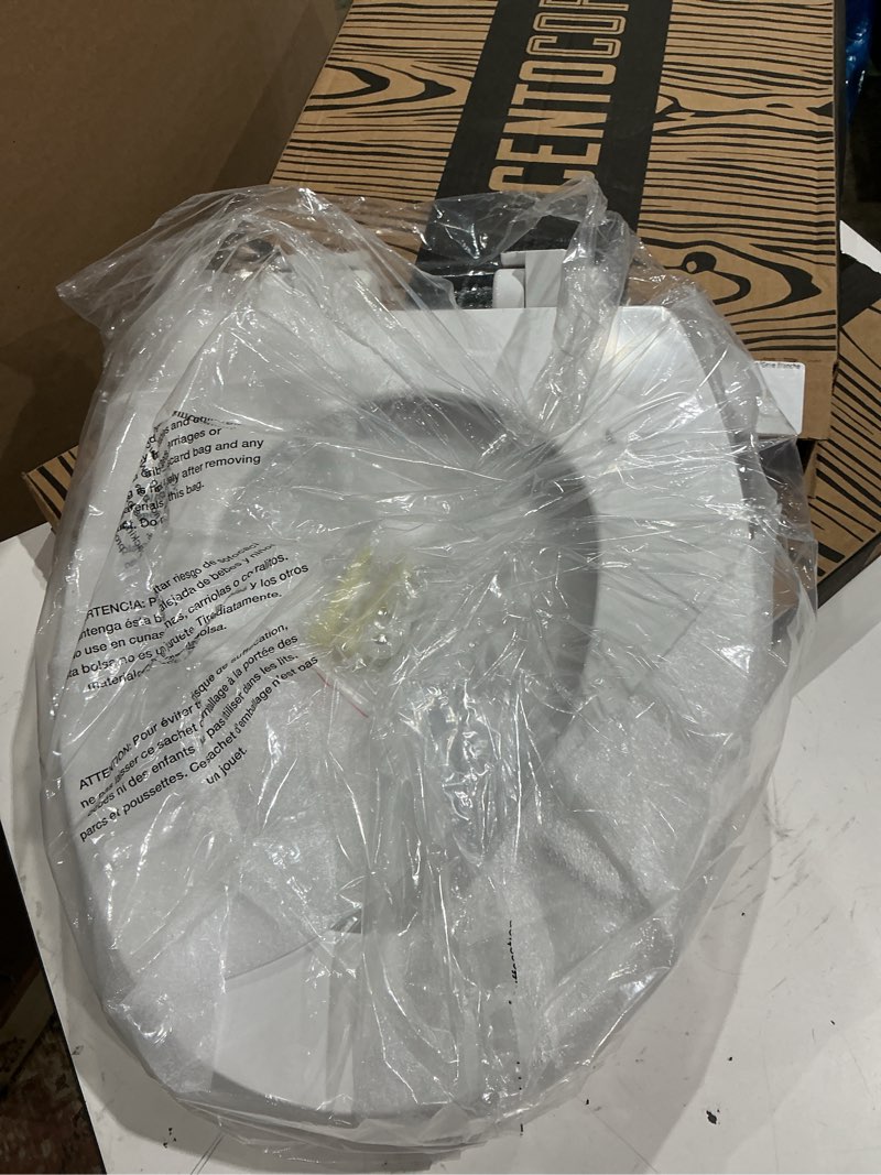 Condition photo showing Good Condition for centoco elongated toilet seat, heavy-duty wood core with plastic scratch-resistant finish, soft close, made in the usa, 900sc-301, crane white (cotton/bright) crane white slow close elongated