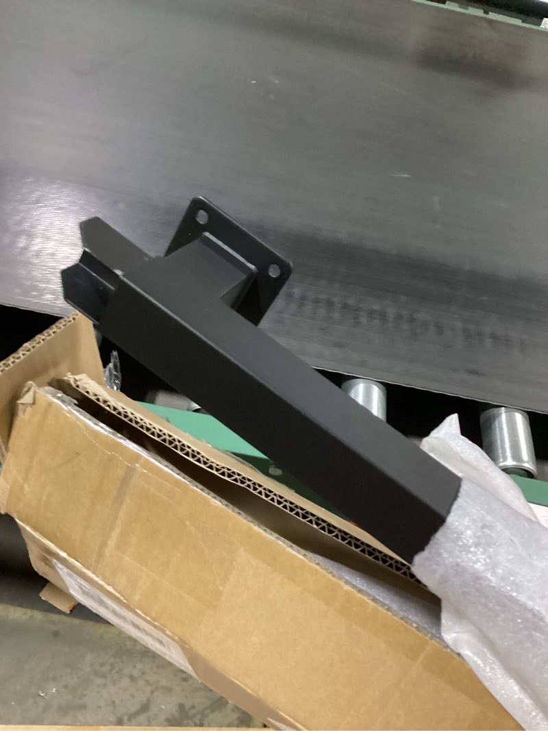 Condition photo showing Good Condition for Stair Railing Indoor - Handrails for Stairs, 6ft Black Metal Staircase Hand Rails/Modern Wrought Iron Handrail, Industrial Wall Mounted Handrails Outdoor for Loft Porch Deck 6 Feet Black