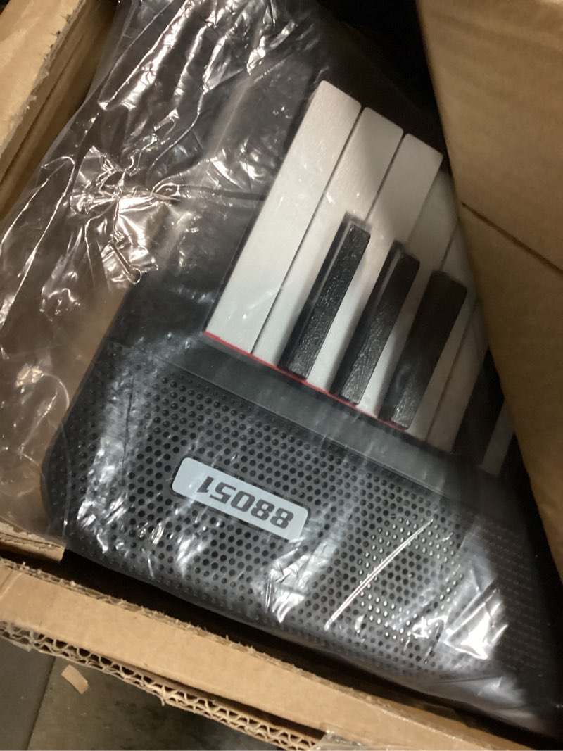 Condition photo showing Good Condition for 88 Key Piano Keyboard, Semi Weighted Electronic Digital Piano with Music Stand, Power Supply, Sustain Pedal, Bluetooth, Stand, MIDI, for Beginner Professional at Home, Stage Black