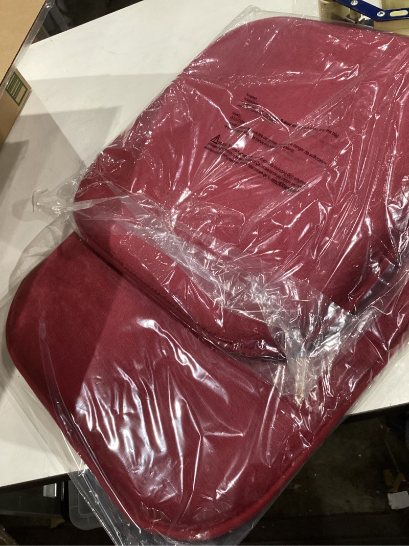 Condition photo showing New/Like New for lavish home 82-tex1043rd 16 x 16.25 in. square memory foam chair cushion - red