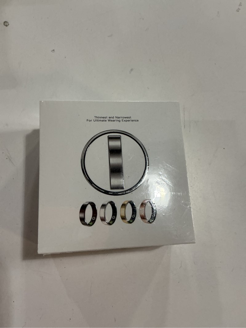 Condition photo showing New/Like New for Ultra-thin Smart Ring for Women Men, Activity Fitness Tracker, Waterproof Fitness Ring with Sleep Tracker,24/7 Heart Rate Monitor,Step Counter,Calorie Pedometer,No APP Fee,for iOS Android(RoseGold#10) Rose Gold #10