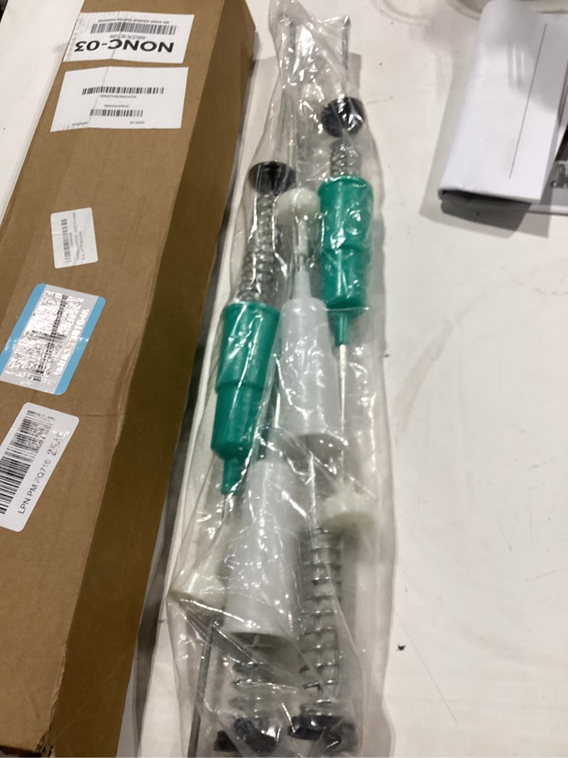Condition photo showing Good Condition for wh16x26911 wh16x26910 suspension rod kit, compatible with ge gtw335asn2ww gtw335asn1ww gtw460asj4ww gtw465asn1ww gtw680bsj3ws washer, replace number wh16x24144 wh16x24145, 5 years warranty
