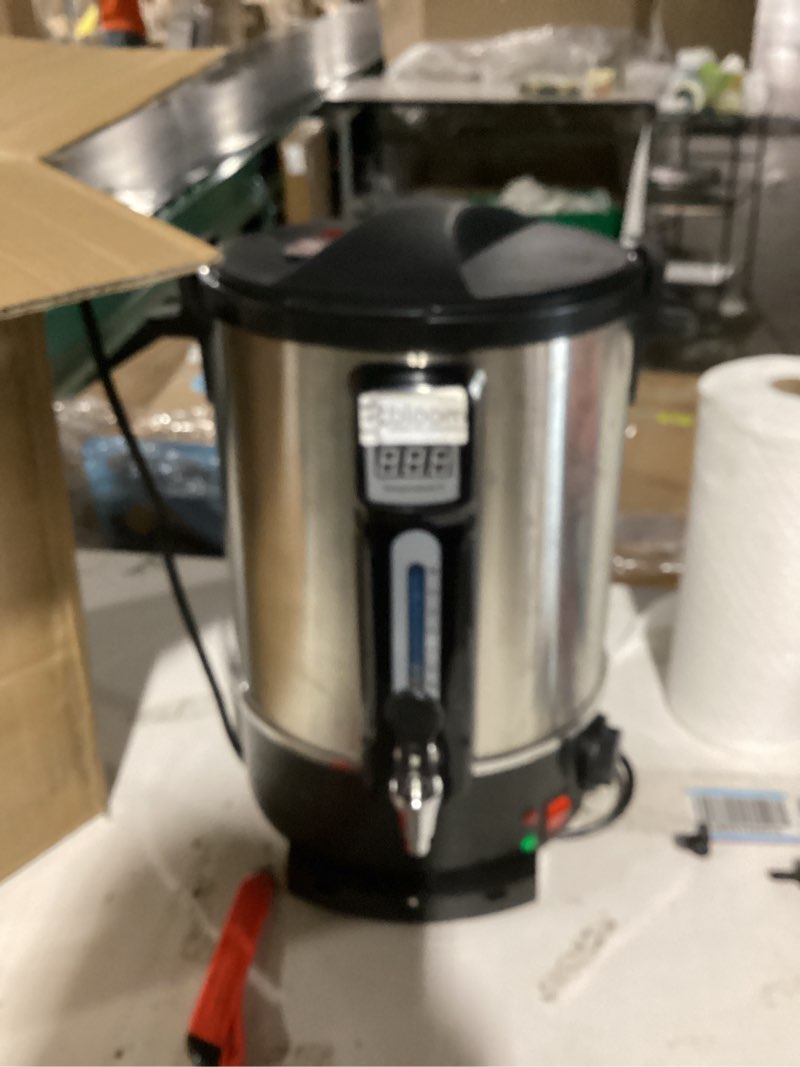 Condition photo showing As Is for 50 cup coffee urn used