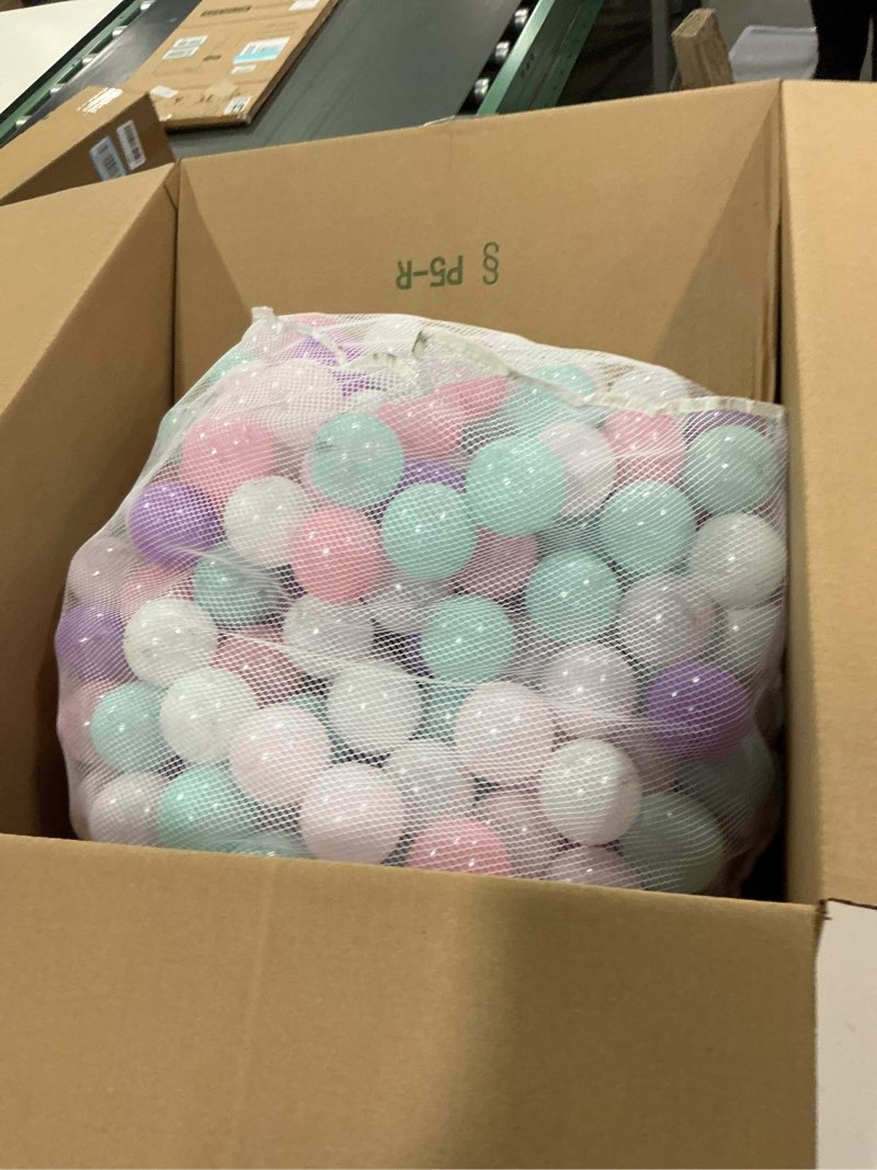 Condition photo showing Good Condition for BalanceFrom Fitness 2.3 Inch Crush Proof Play Pit Balls with Reusable Mesh Storage Bag for Playpens, Bounce Houses, and Kiddie Pools