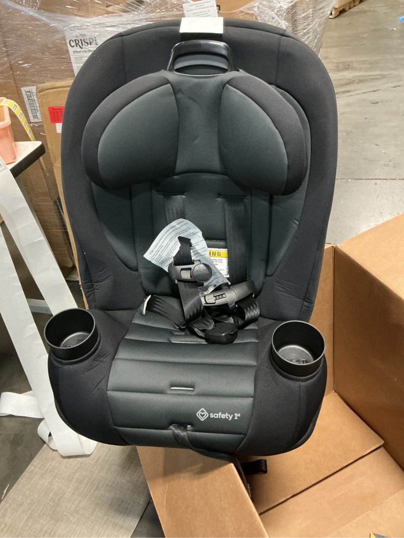 Condition photo showing Good Condition for Safety 1st Ellaris 3-in-1 Convertible Car Seat, Slim Fit Design, Rear & Forward-Facing, 5-Position Headrest, 3-Across Fit, Travel-Friendly with Machine-Washable Seat Pad, Smokey Haze