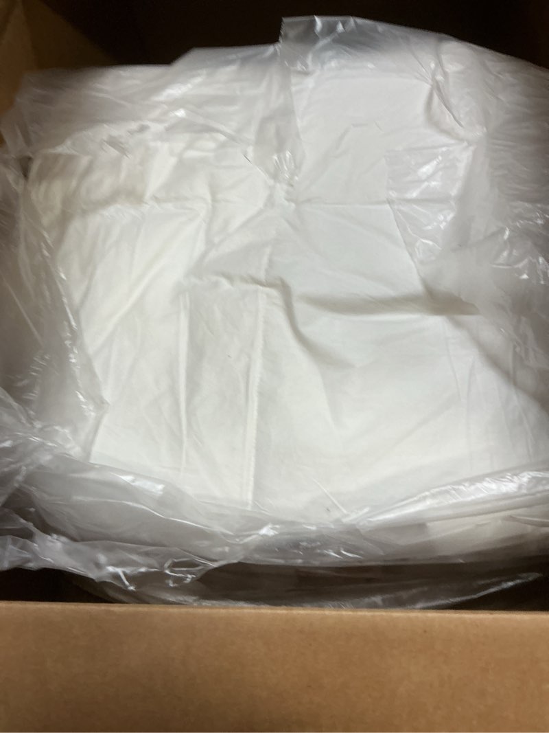 Condition photo showing As Is for ELNIDO QUEEN® Feather Comforter Queen Size, Filled with Feather and Downfiber, All Season White Luxury Hotel Fluffy Bed Comforter, Ultra Soft 100% Cotton Duvet Insert, 90x90 Inch White Queen