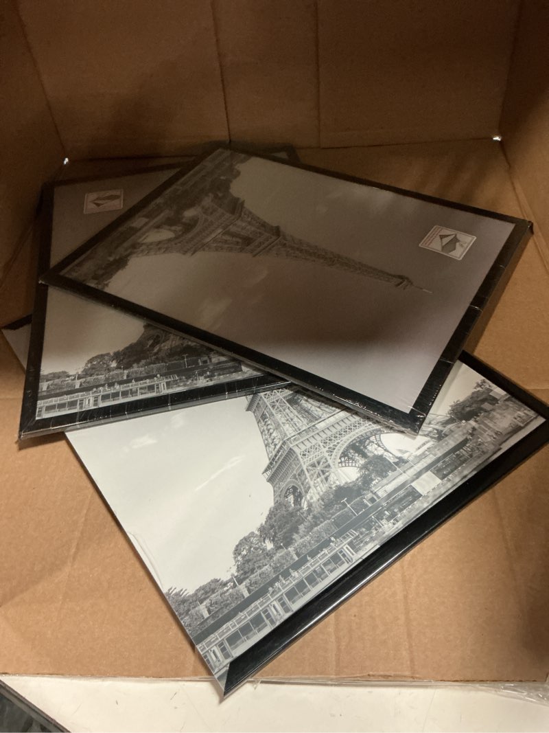 Condition photo showing Good Condition for upsimples 12x18 picture frame black2 pack, scratch-proof poster frames 12 x 18 for photo gallery - slide-in strips, horizontal or vertical wall mounting black 12x18