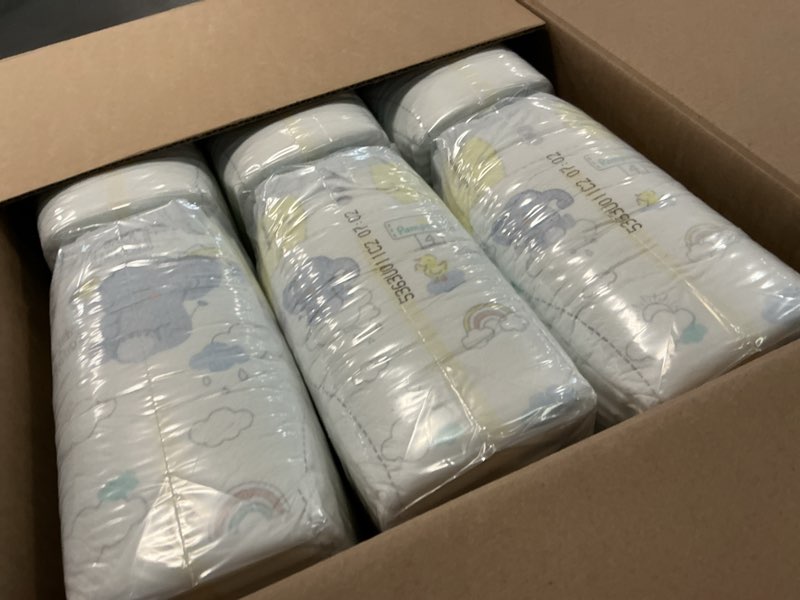 Condition photo showing Good Condition for pampers swaddlers diapers, size 4 (15-34 lbs), 150 count, absorbent, keeps baby dry and comfortable, skin safe disposable baby diaper (packaging may vary) size 4 150