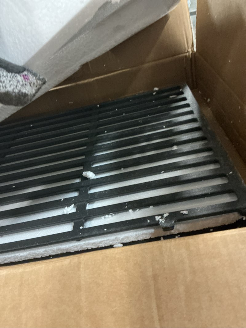 Condition photo showing Good Condition for uniflasy 19.5" grill parts for weber genesis grill grates for weber genesis 300 series e310 e320 e330 s310 s320 s330 ep310 cast iron cooking grates replacement for parts 7524 7528