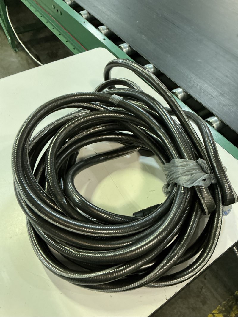 Condition photo showing Good Condition for neverkink teknor apex 5/8-in x 50-ft heavy kink free vinyl gray coiled hose