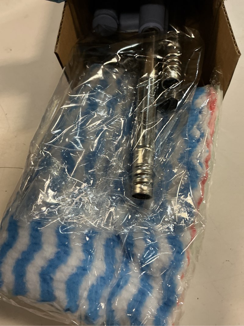 Condition photo showing Good Condition for 2026 upgraded snap grip mini mop,zero touch mini mops,cloth changing mini-mop with automatic hands free push pull handle,retractable disposable dust mops for multi cleaning (37.4in + 10*cloth) 37.4in+10cloths