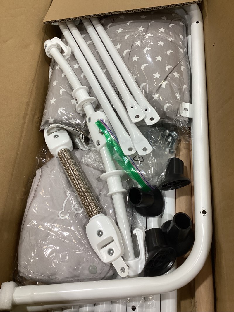 Condition photo showing New/Like New for 2 in 1 Baby Jumper & Swing, Baby Jumper for Indoor and Outdoor Use, Toddler Swing with Foldable Stand, Stable Bouncer Jumper?White?