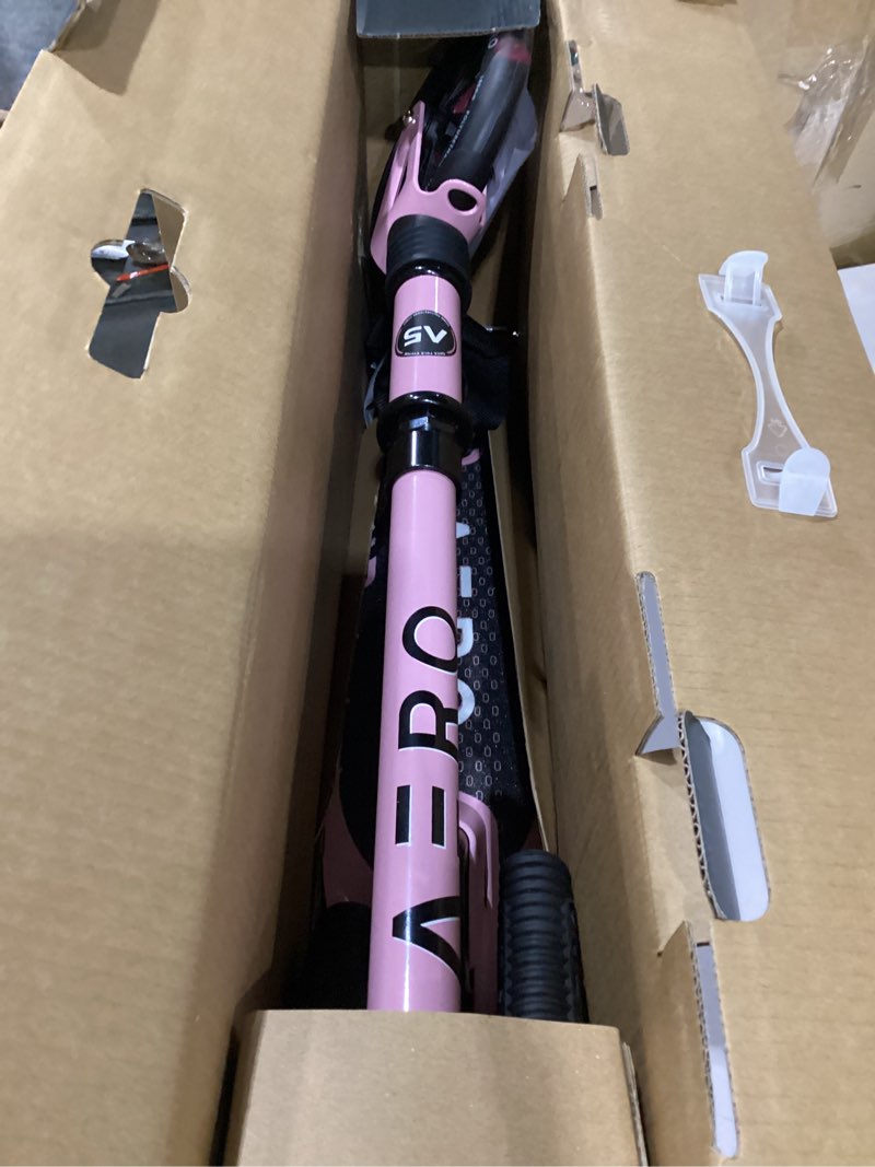 Condition photo showing Good Condition for aero big wheels kick scooter for kids 6+, teens & adults | light up wheels, hand brake, rubber deck mat & shock absorption | foldable & height adjustable