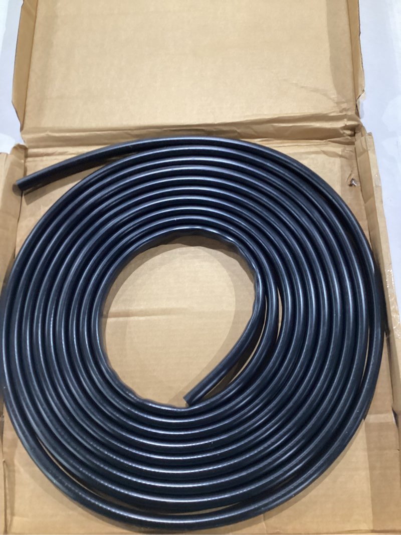 Condition photo showing New/Like New for qagea rv secondary slide-in/slide-out seal 018-338-blk black rubber rv slot weather stripping for slides 13/16" x 11/16" x 30'