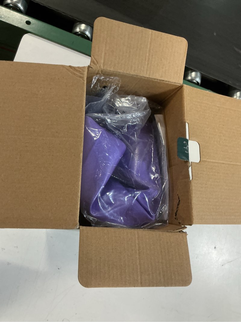 Condition photo showing New/Like New for trideer exercise ball for yoga, pilates & fitness – stability ball equipment for home gym & office chair, core & balance training accessories, physical therapy equipment, quick pump included, 5 sizes violet l(23-26ines/58-65cm)