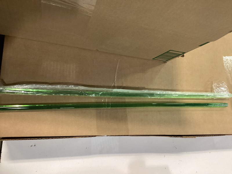 Acrylic Lucite Rod Dowel - 3/8" x 24" (9.525mm x 610mm) - Lot of Two Rods (Lime)