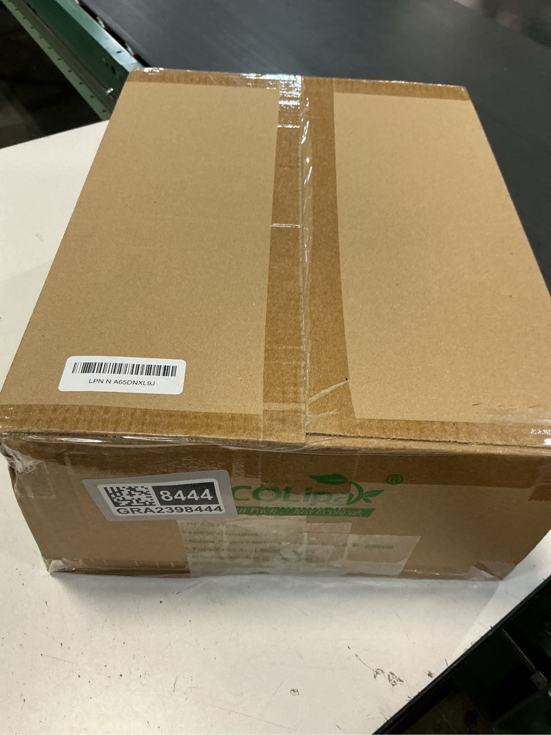 Condition photo showing New/Like New for ECOLipak 200 Pack Clamshell Take Out Food Containers, 100% Compostable Disposable To Go Containers?6 * 6 inch To Go Boxes for Salad, Cake,Sandwiches 6*6 in,1-Compartment,200Pack