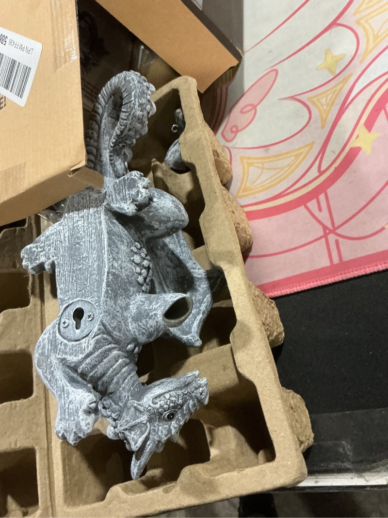 Condition photo showing Good Condition for Goodeco Dragon Tree Hugger Solar Lantern Garden Statue - 9.3 Inch Resin Dragon Decor for Outdoor, Perfect Garden Gift & Yard Decor