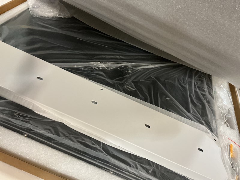 Condition photo showing Good Condition for rolove vanity mirror with lights, 23"x18" large makeup mirror with lights, 10x magnification, wall mounted led mirror for bathroom, dimmable touch control, desk mirror white 23"l x 18"w