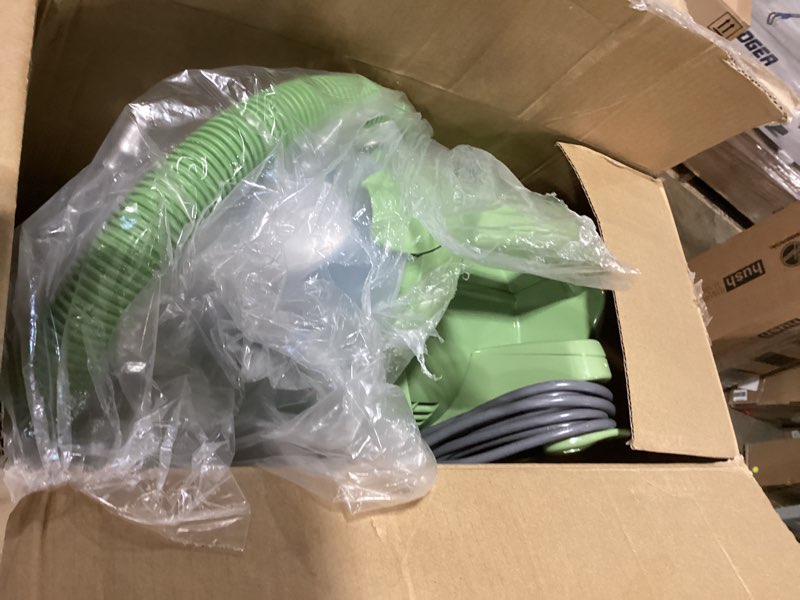 Condition photo showing As Is for bissell little green multi-purpose portable carpet and upholstery cleaner, car and auto detailer, with exclusive specialty tools, green, 1400b