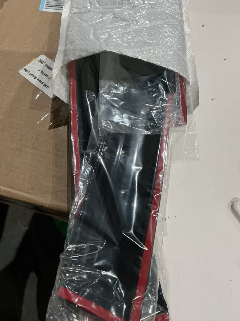 Condition photo showing Good Condition for rain guards side window visor vent outside mount, 4pcs fits for honda civic 4 door sedan 2016 2017 2018 2019 2020 2021 model only 2016-2021