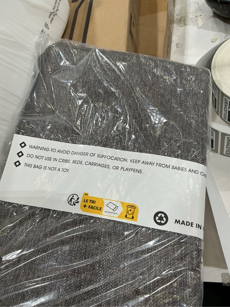 Condition photo showing Good Condition for lumi ultra thin door mat for entryway, 20"x32" low profile non slip rubber backing indoor doormat, easy clean welcome entrance mat for inside house, patio, brown brown 20" x 32"